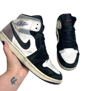 Nike Jordan 1 Mid SE Sneaker Shoes FLAW 852542 Varsity Purple Mens 9